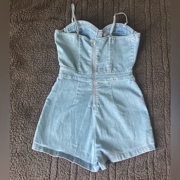 One piece. Jean shorts. - Picture 4 of 4